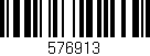 Código de barras (EAN, GTIN, SKU, ISBN): '576913'