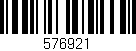 Código de barras (EAN, GTIN, SKU, ISBN): '576921'