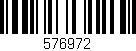 Código de barras (EAN, GTIN, SKU, ISBN): '576972'