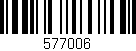 Código de barras (EAN, GTIN, SKU, ISBN): '577006'
