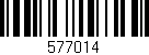 Código de barras (EAN, GTIN, SKU, ISBN): '577014'