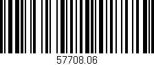 Código de barras (EAN, GTIN, SKU, ISBN): '57708.06'