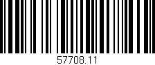 Código de barras (EAN, GTIN, SKU, ISBN): '57708.11'