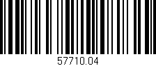Código de barras (EAN, GTIN, SKU, ISBN): '57710.04'