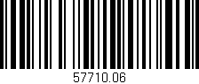 Código de barras (EAN, GTIN, SKU, ISBN): '57710.06'