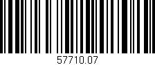 Código de barras (EAN, GTIN, SKU, ISBN): '57710.07'
