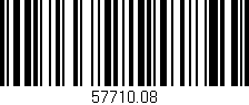 Código de barras (EAN, GTIN, SKU, ISBN): '57710.08'