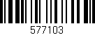 Código de barras (EAN, GTIN, SKU, ISBN): '577103'