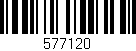 Código de barras (EAN, GTIN, SKU, ISBN): '577120'
