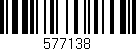 Código de barras (EAN, GTIN, SKU, ISBN): '577138'