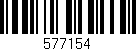 Código de barras (EAN, GTIN, SKU, ISBN): '577154'
