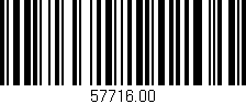 Código de barras (EAN, GTIN, SKU, ISBN): '57716.00'