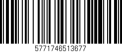 Código de barras (EAN, GTIN, SKU, ISBN): '5771746513677'