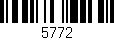 Código de barras (EAN, GTIN, SKU, ISBN): '5772'