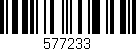 Código de barras (EAN, GTIN, SKU, ISBN): '577233'