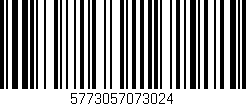 Código de barras (EAN, GTIN, SKU, ISBN): '5773057073024'