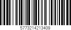 Código de barras (EAN, GTIN, SKU, ISBN): '5773214213409'