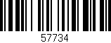 Código de barras (EAN, GTIN, SKU, ISBN): '57734'