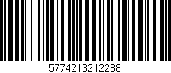 Código de barras (EAN, GTIN, SKU, ISBN): '5774213212288'