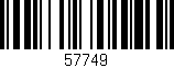 Código de barras (EAN, GTIN, SKU, ISBN): '57749'