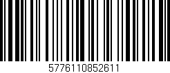 Código de barras (EAN, GTIN, SKU, ISBN): '5776110852611'