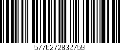Código de barras (EAN, GTIN, SKU, ISBN): '5776272832759'