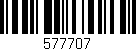 Código de barras (EAN, GTIN, SKU, ISBN): '577707'