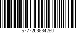 Código de barras (EAN, GTIN, SKU, ISBN): '5777203864269'
