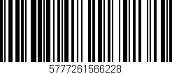 Código de barras (EAN, GTIN, SKU, ISBN): '5777261566228'