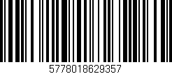 Código de barras (EAN, GTIN, SKU, ISBN): '5778018629357'