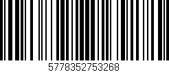 Código de barras (EAN, GTIN, SKU, ISBN): '5778352753268'