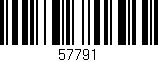 Código de barras (EAN, GTIN, SKU, ISBN): '57791'