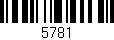 Código de barras (EAN, GTIN, SKU, ISBN): '5781'
