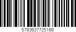 Código de barras (EAN, GTIN, SKU, ISBN): '5783637725168'