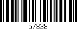 Código de barras (EAN, GTIN, SKU, ISBN): '57838'