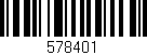 Código de barras (EAN, GTIN, SKU, ISBN): '578401'