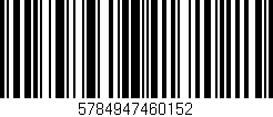 Código de barras (EAN, GTIN, SKU, ISBN): '5784947460152'