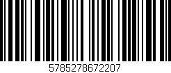 Código de barras (EAN, GTIN, SKU, ISBN): '5785278672207'