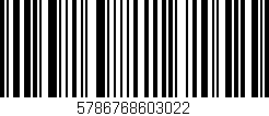 Código de barras (EAN, GTIN, SKU, ISBN): '5786768603022'