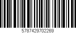 Código de barras (EAN, GTIN, SKU, ISBN): '5787429702269'