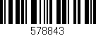Código de barras (EAN, GTIN, SKU, ISBN): '578843'