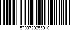 Código de barras (EAN, GTIN, SKU, ISBN): '5788723255918'