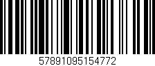 Código de barras (EAN, GTIN, SKU, ISBN): '57891095154772'