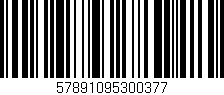 Código de barras (EAN, GTIN, SKU, ISBN): '57891095300377'