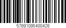 Código de barras (EAN, GTIN, SKU, ISBN): '57891095400428'