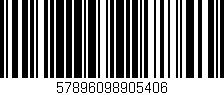 Código de barras (EAN, GTIN, SKU, ISBN): '57896098905406'