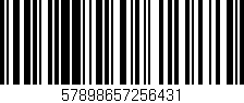 Código de barras (EAN, GTIN, SKU, ISBN): '57898657256431'