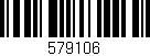 Código de barras (EAN, GTIN, SKU, ISBN): '579106'