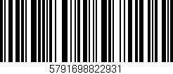 Código de barras (EAN, GTIN, SKU, ISBN): '5791698822931'