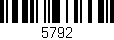 Código de barras (EAN, GTIN, SKU, ISBN): '5792'
